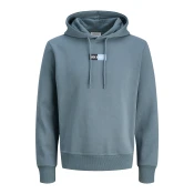 JACK & JONES Majica JJPAN golobje modra/svetlo modra/črna/bela