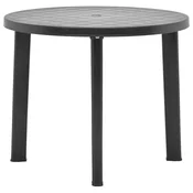 Vidaxl Vrtna miza 89 cm plastika
