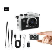 INF Mini digitalni fotoaparat 1080P s 5MP lečo, Type-C in 32GB TF Black, (5000298754)