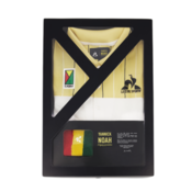 Muški teniski polo Le Coq Sportif Collectors Box Clay 83 - new optical white/jaune champ