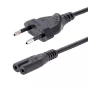 StarTech.com PXTNB2SEU1M strujni kabel Crno 1 m CEE7/16 C7 spoj