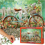 Castorland puzzle bicikl u cvijece 500kom.