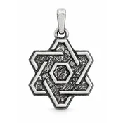 REYTEL Obeski STAR OF DAVID srebrna