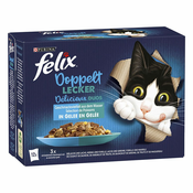 Felix Doppelt lecker - So gut wie es aussieht vrecice 12 x 85 g - Crni bakalar i losos / Losos i srdele / Sled i pastrva / Pastrva i skuša