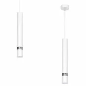 Luster na sajli JOKER 1xGU10/25W/230V, bela/sjajni hrom