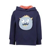 BLUE SEVEN Majica nočno modra/pastelno modra/rumena/oranžna
