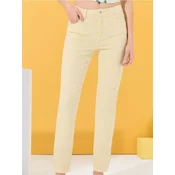 Sinsay - Pantalone straight slim - žuto