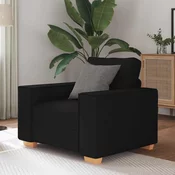 Sofa fotelja crna 100x78x84 cm tkanina
