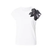 PATRIZIA PEPE Majica MAGLIA črna/bela