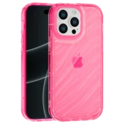 Aurora Wave maska za iPhone 14 Pro Max - crvena