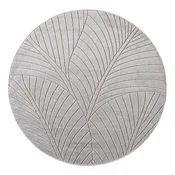 Okrogla notranja in zunanja preproga v srebrni barvi o 160 cm Nova 1203 – Ayyildiz Carpets
