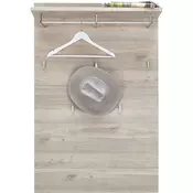 PANEL ZA ODLAGANJE KAPUTA boja srebrnog hrasta  pločasti materijal