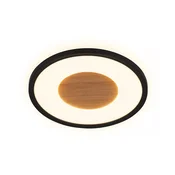 Brilo - LED plafonsko svetlo SUFIT WOOD LED/18W/230V 3000K precnik 29 cm
