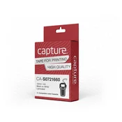 Capture Traka za LetraTag, 12 mm, 4 met., crni tekst / bijela  traka - CA-S0721660, Black on White Plastic