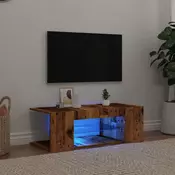 TV ormaric LED boja staro drvo 90x39x30 cm konstruirano drvo