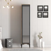 Hanah Home HANAH HOME Kumsal R - Walnut, Anthracite garderobna omara, (20869594)