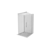 Mexen Rox-3S tuš kabina 3-stenska drsna 90 x 90 cm, prozorna, krom - 8C2-090-090-01-00-3S