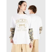 Jacker College Sweat Camo Long Sleeve T-Shirt white