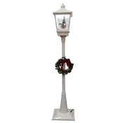 Dueesse Novogodišnji lampion sa vozicem, efektom padanja snega, svetlom i muzikom, 135cm, Beli