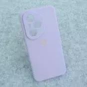 Maska Golden Heartbeat za Honor 400 Pro ljubicasta