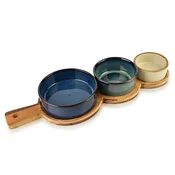 Mondex Deska za serviranje Les akacija Modern Kitchen 35x12 cm multikolor 1 kpl, (5000179475)