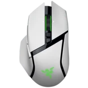 Razer Basilisk V3 Pro 35K, bijela, gaming miš, HyperSpeed bežicni, Bluetooth, Focus Pro 35K opticki senzor 2. generacije, 35000 DPI, podesivo Razer HyperScroll koso kotacic, do 140 sati rada na Razer HyperSpeed bežicnom tehnologiji RZ01-05240200-R3G1
