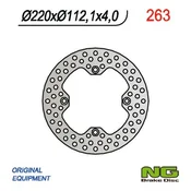 Zadnji zavorni disk NG Husqvarna CR/WR/TE/TC (220x112x4)