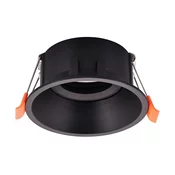 Ugradna svetiljka EYE 1xGU10/25W/230V okrugla crna
