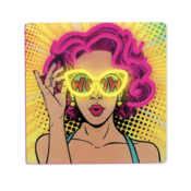 Forever Light NEON ART LED DEKORACIJA POWER WOMAN Z ZATEMNITVIJO, 5V, USB [RTV100307]