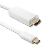 Kabel Qoltec USB 3.1 tipa C moški/HDMI A moški | 4K | Alternativni način | 2 m