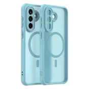 Hibridni ovitek HaloFrost II MagSafe za Samsung Galaxy A37 - mint green