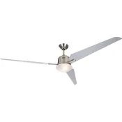 CasaFan Stropni ventilator CasaFan Eco Aviatos 162 BN-SL (O) 162 cm Barva krila: Srebrno-siva Barva ohišja: Krom (krtačen)