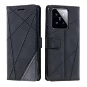 Črna Flip Line torbica (Xiaomi 14 Pro)