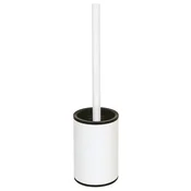 X-ROUND WHITE samostoječa straniščna krtača, bela mat - Bela - 90x365x90 mm - Sapho - X-ROUND - 24 - Iz nerjavečega jekla - Ščetka za stranišče - Krožni - 90 - 365 - 90 - According to recommendation - 14