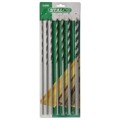 STALCO Komplet za vrtanje v les 4,0-12,0 mm 7 kosov, 300 mm