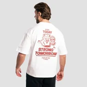 GymBeam Shaker Boxy T-shirt White