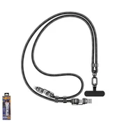 Višenamenski data kabl REMAX Crossbody Vanguard 240W C7(A+C-C+L), 1.5m