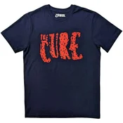 The Cure Logo Navy Blue M Majica