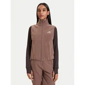 adidas Brezrokavnik Terrex Multi Climawarm Full Zip Fleece Vest KQ9121 Rjava Regular Fit