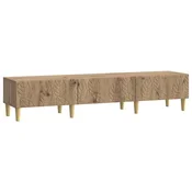 Vidaxl TV omarica 147 x 34,5 x 30 cm Artisan hrast Inženirski les