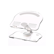 INF Prozorno stojalo za tablico - vrtenje za 360° White, (21664102)