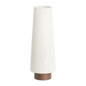 Kremno bela kovinska namizna svetilka s tekstilnim senčilom (višina 42 cm) Howie – Light & Living