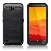 Futrola Carbon Shield TPU za Nokia C1 - Crna KP19346