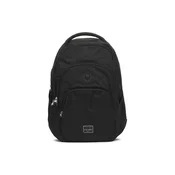 Travelite BASIC BACK PACKMELANGE NERO Črna