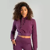 STRIX Ženski duks Essential Cropped Hoodie Plum