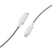 Cellularline kabel za punjenje i bijeli prijenos podataka 100cm USB Type-C na Apple Lightning USBDATAC2LMFISMARW