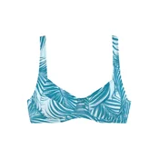 LASCANA ACTIVE Športen bikini zgornji del  petrol / bela