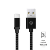 USB-C kabel  Optishield® THOR s dodatkom kevlara i doživotnim jamstvom – 1.2m