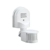 slomart Maclean Stenski senzor gibanja in somraka, 180°, max. 1200W, bela, MCE25 W