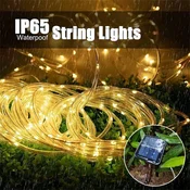 Led solarne sijalice u crevu 10m Žuta